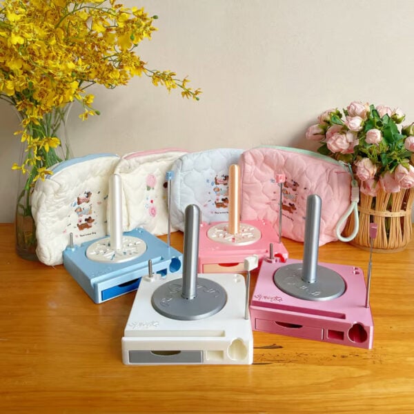 Shiny Portable Multi-Functional Yarn Spool Box
