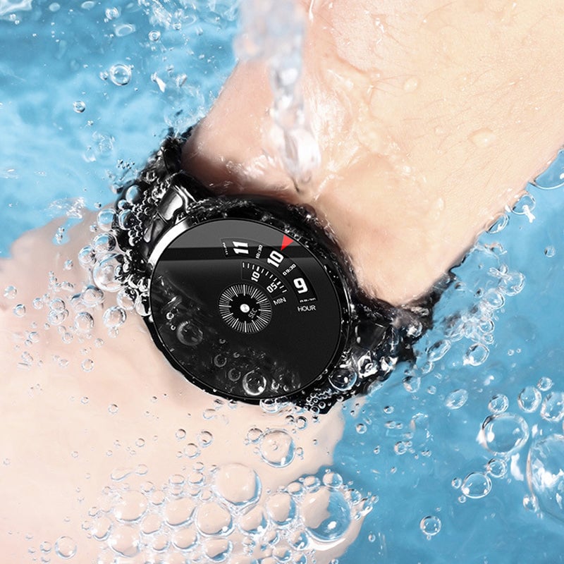 Men’s Waterproof Automatic Watch—With Steel/Mesh/Leather Watch Strap