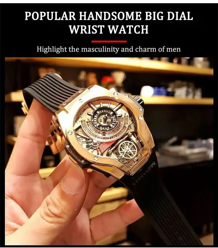 Fashionable Big Dial Men’s Watch