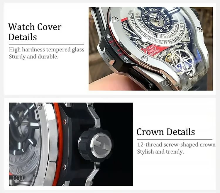 Fashionable Big Dial Men’s Watch