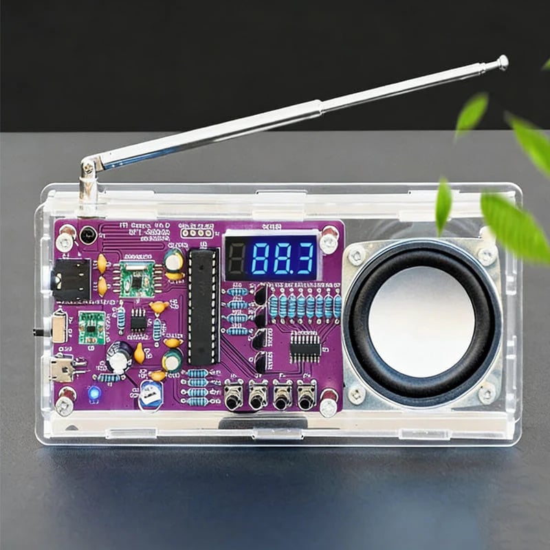 DIY Digital FM Radio Soldering Kit