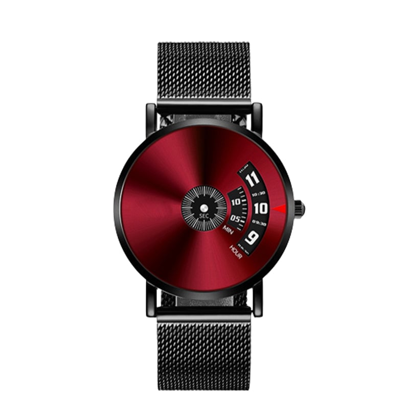 Men’s Waterproof Automatic Watch—With Steel/Mesh/Leather Watch Strap