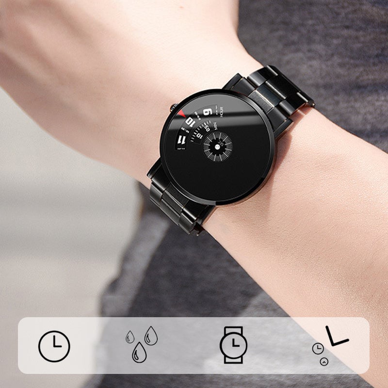 Men’s Waterproof Automatic Watch—With Steel/Mesh/Leather Watch Strap