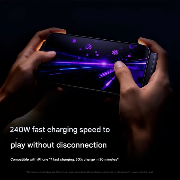 240W Super Fast Charging 2-in-1 Charging Cable & Phone Stand