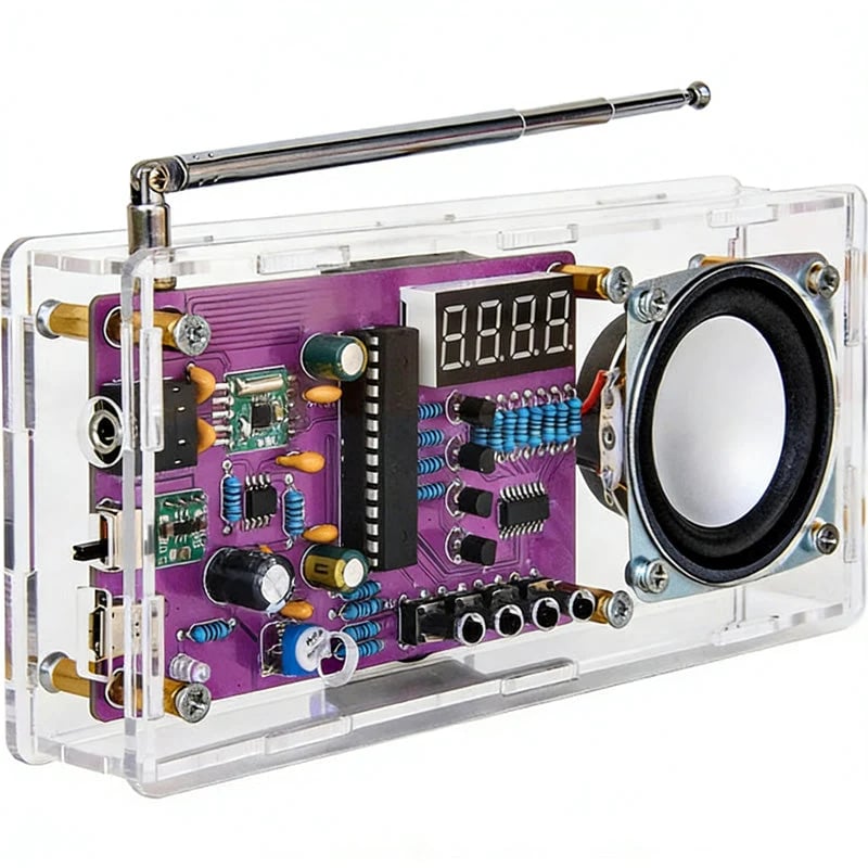 DIY Digital FM Radio Soldering Kit