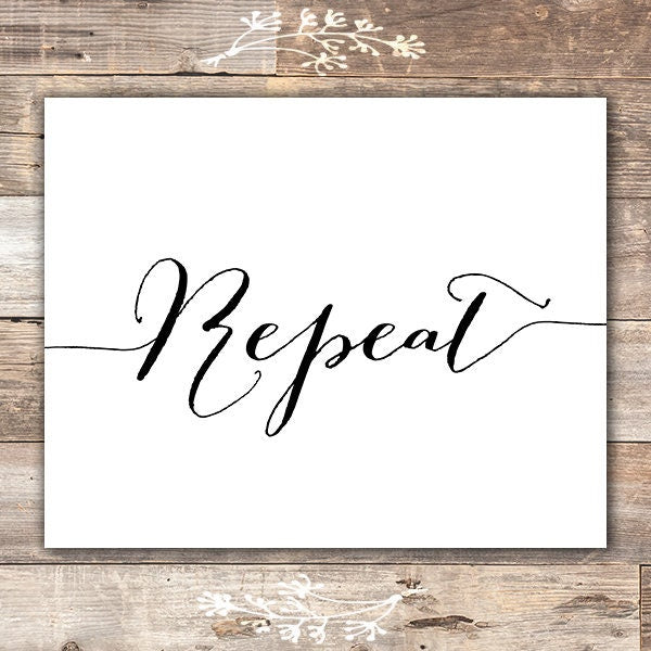 Wash Dry Fold Repeat - Laundry Room Wall Decor Art Prints (Set of 4) - 8x10s