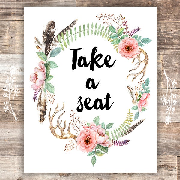 Take a Seat Art Print - 8x10
