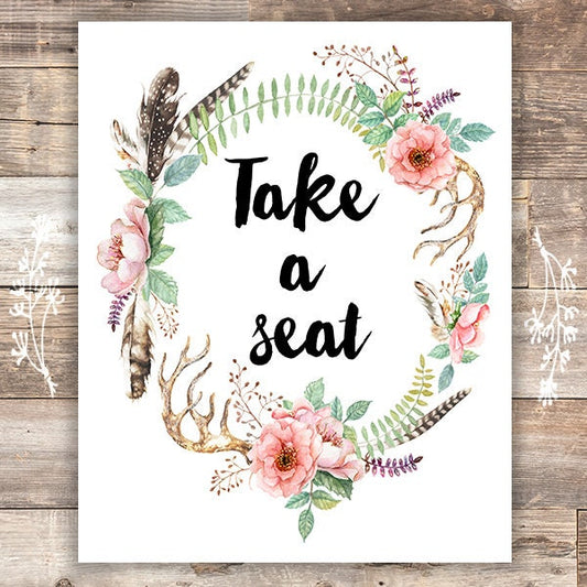 Take a Seat Art Print - 8x10
