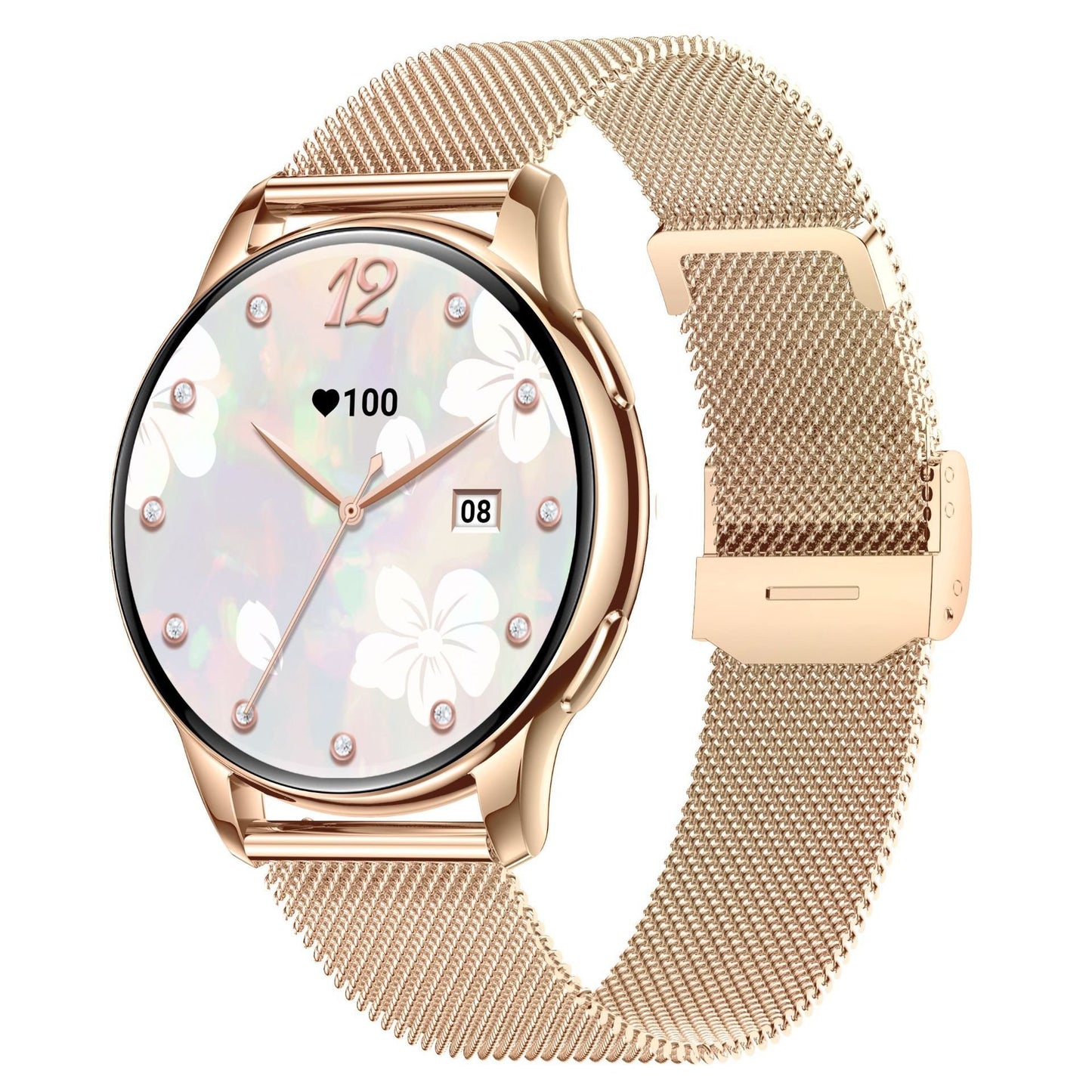 Multifunctional Round Smartwatch with Bluetooth