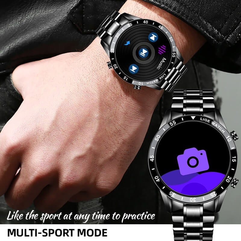 Smart Watch with Bluetooth Calling and IP67 Waterproof Rating for Men and Women